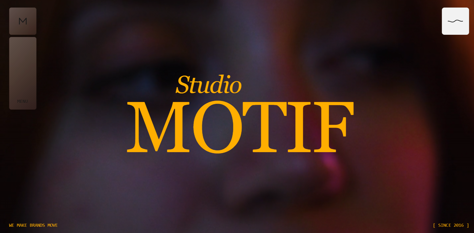 Studio Motif Template — full website preview, top to bottom