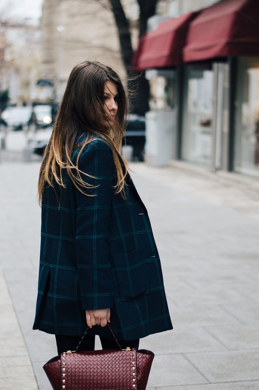 Women's editorial street look